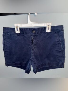 Banana Republic Navy Flat-Front Women's Shorts